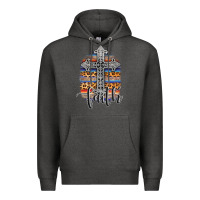 Charcoal Heather western faith Premium Hoodie - AdoDesignShop