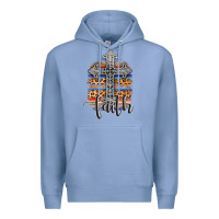 Colony Blue western faith Premium Hoodie - AdoDesignShop