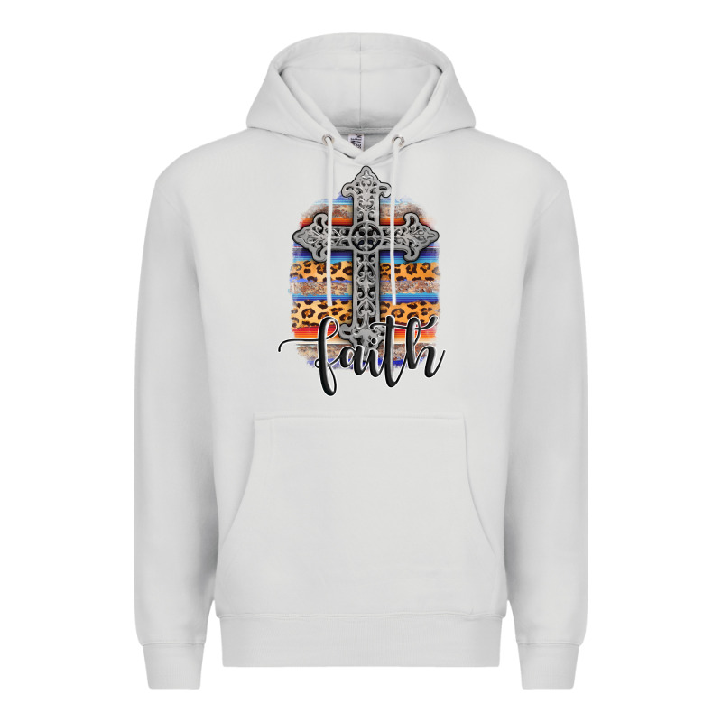 Western Faith Premium Hoodie by AdoDesignShop | Teevron