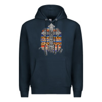 Navy western faith Premium Hoodie - AdoDesignShop