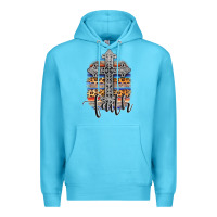 Ocean Blue western faith Premium Hoodie - AdoDesignShop