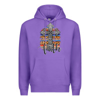 Purple western faith Premium Hoodie - AdoDesignShop