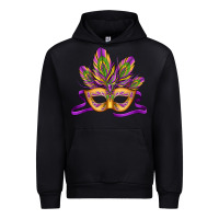 Black mardi gras carnival mask Urban Hoodie - Jasminsmagicworld