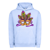 Pigment Grape Ice mardi gras carnival mask Urban Hoodie - Jasminsmagicworld