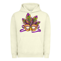 Pigment Pistachio mardi gras carnival mask Urban Hoodie - Jasminsmagicworld