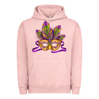Pigment Salmon mardi gras carnival mask Urban Hoodie - Jasminsmagicworld