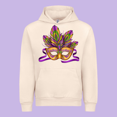 Mardi Gras Carnival Mask Urban Hoodie Designed By Jasminsmagicworld