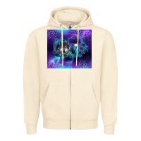 Sandshell for the love of the wolves Zipper Hoodie - RanaPortraitStore