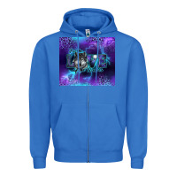 True Royal for the love of the wolves Zipper Hoodie - RanaPortraitStore