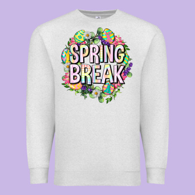 Spring Break Easter Premium Sweatshirt Designed By Neo Western