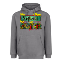 Storm softball sister with leopard Heavyweight Hoodie - Zillion Design Studio