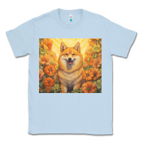 Dusty Blue shiba inu Classic Tee - Unal Design