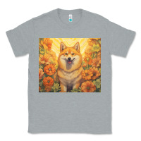 Heather Grey shiba inu Classic Tee - Unal Design