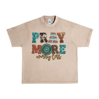 French Oak pray more worry less Urban Heavy Tee - Artiststas