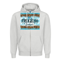 Dove Grey its freezing Zipper Hoodie - RanaPortraitStore