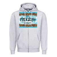 Heather Grey its freezing Zipper Hoodie - RanaPortraitStore