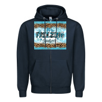 Navy its freezing Zipper Hoodie - RanaPortraitStore