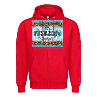 Red its freezing Zipper Hoodie - RanaPortraitStore