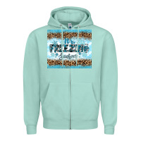 Seafoam its freezing Zipper Hoodie - RanaPortraitStore