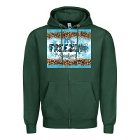 Sports Green its freezing Zipper Hoodie - RanaPortraitStore
