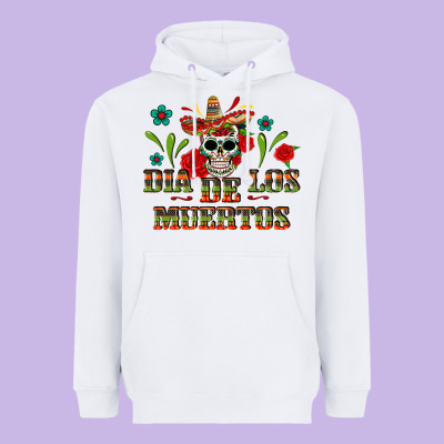 Dia De Los Muertos Heavyweight Hoodie Designed By Texasbilliewilder
