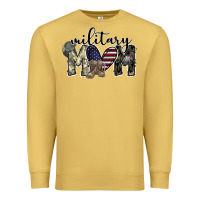 Antique Gold military mom Premium Sweatshirt - SublimationCraftShop