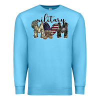 Ocean Blue military mom Premium Sweatshirt - SublimationCraftShop
