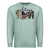 Seafoam military mom Premium Sweatshirt - SublimationCraftShop