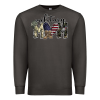 Smoke military mom Premium Sweatshirt - SublimationCraftShop