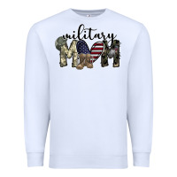 White military mom Premium Sweatshirt - SublimationCraftShop