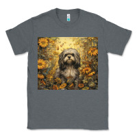 Charcoal Heather shih tzu Classic Tee - Unal Design