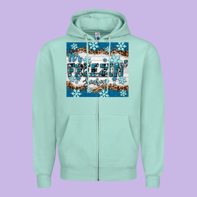 Zipper Hoodie it's freezin season