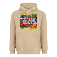 Mushroom usa Heavyweight Hoodie - Zillion Design Studio
