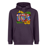 Plum usa Heavyweight Hoodie - Zillion Design Studio