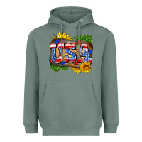 Sage usa Heavyweight Hoodie - Zillion Design Studio