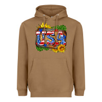 Toasted Coconut usa Heavyweight Hoodie - Zillion Design Studio