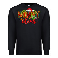 Black christmas mommy claus Premium Sweatshirt - FaDigitalArtStudio
