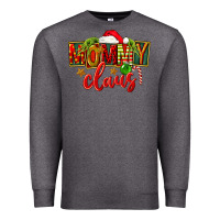 Charcoal Heather christmas mommy claus Premium Sweatshirt - FaDigitalArtStudio
