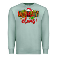Christmas Mommy Claus Premium Sweatshirt | Teevron