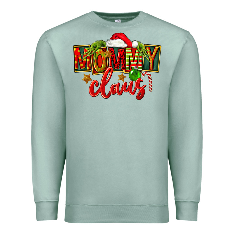 Christmas Mommy Claus Premium Sweatshirt by FaDigitalArtStudio | Teevron