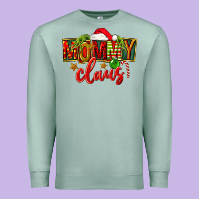 Christmas Mommy Claus Premium Sweatshirt Designed By Fadigitalartstudio