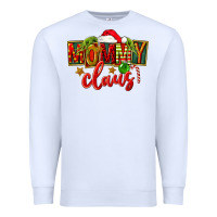 White christmas mommy claus Premium Sweatshirt - FaDigitalArtStudio