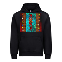 Black nana highland cow Christmas Urban Hoodie - BarkalooDesign