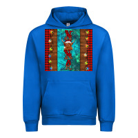 Cobalt nana highland cow Christmas Urban Hoodie - BarkalooDesign