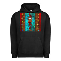 Pigment Black nana highland cow Christmas Urban Hoodie - BarkalooDesign
