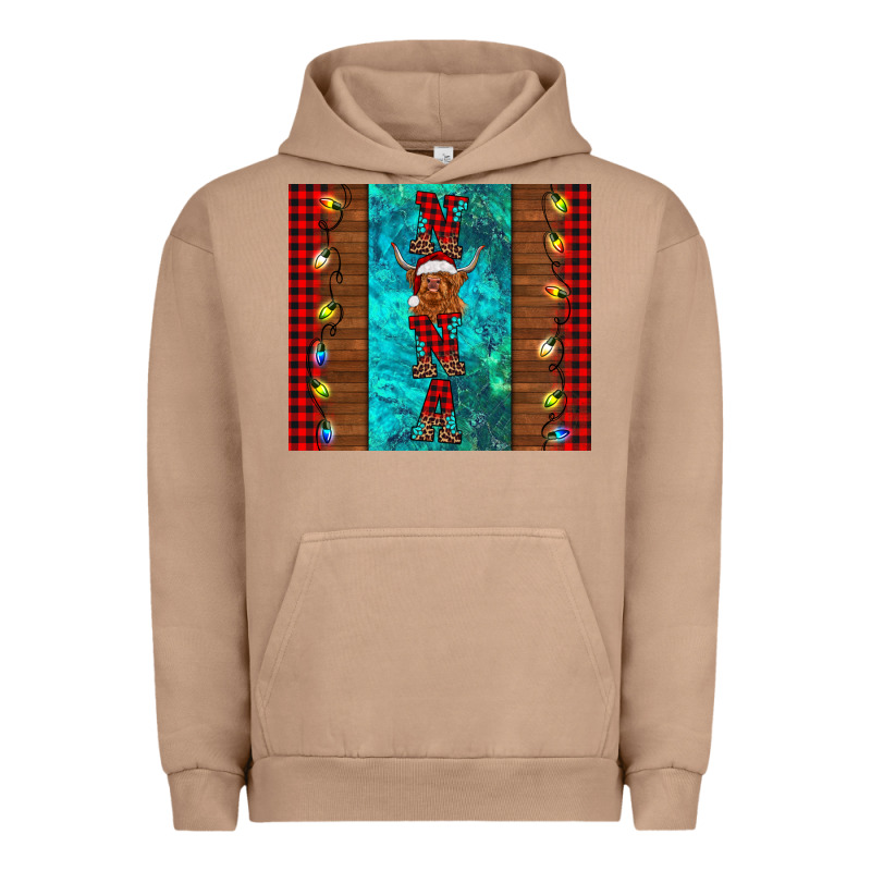 Nana Highland Cow Christmas Urban Hoodie by BarkalooDesign | Teevron
