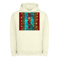 Pigment Pistachio nana highland cow Christmas Urban Hoodie - BarkalooDesign