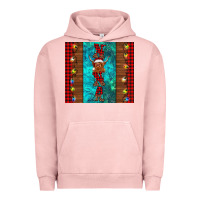 Pigment Salmon nana highland cow Christmas Urban Hoodie - BarkalooDesign