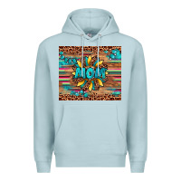 Blue Mist sunflower mom Premium Hoodie - Artiststas