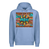 Colony Blue sunflower mom Premium Hoodie - Artiststas